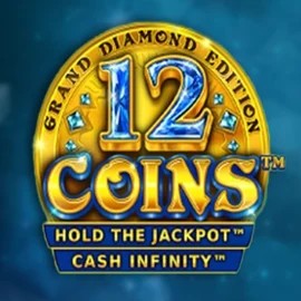 Slots logo of 12 Coins Grand Diamond Edition from Wazdan at Spinsy Casino