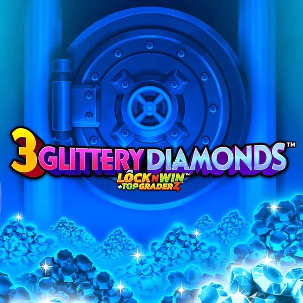 Play 3 Glittery Diamonds slot by PearFiction Studios on sspinsy.eu