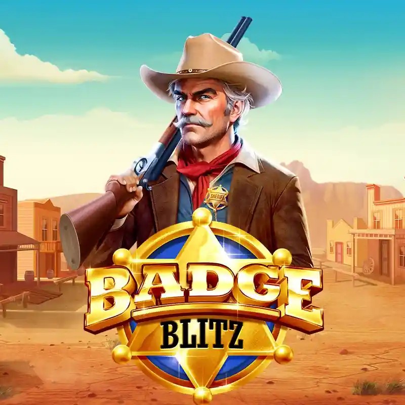 Badge Blitz logo – Slots by Pragmatic Play at Spinsy Casino