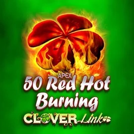 50 Red Hot Burning Clover Links by Novomatic, showcased at sspinsy.eu – game logo