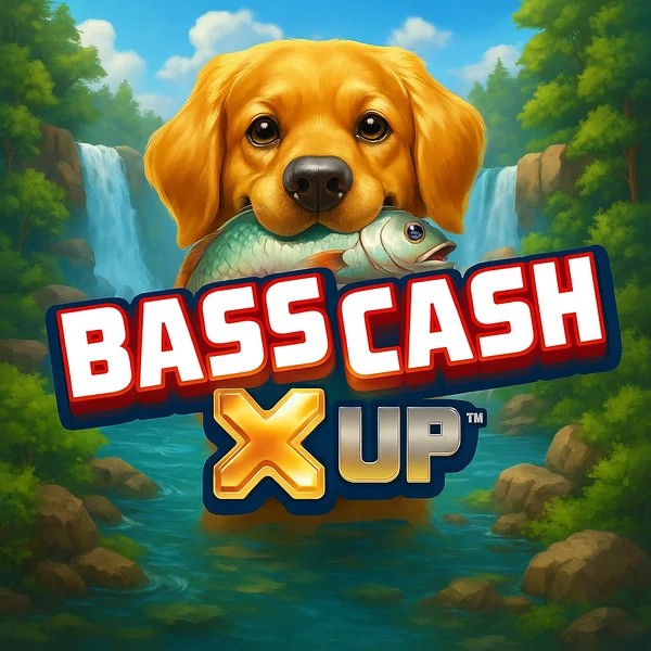 Bass Cash X UP online game logo by Alchemy Gaming on sspinsy.eu