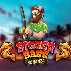 Bigger Bass Bonanza slot visual from Pragmatic Play available on sspinsy.eu
