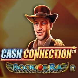 Cash Connection Book Of Ra casino game by Novomatic – featured logo at Spinsy Casino