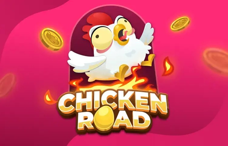 Chicken Road online game logo by InOut on sspinsy.eu