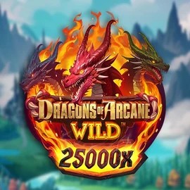 Dragons of Arcane Wild by Foxium, showcased at sspinsy.eu – game logo