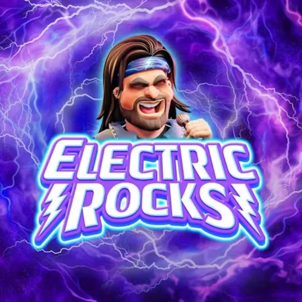 Electric Rocks logo by Inspired Gaming at Spinsy Casino