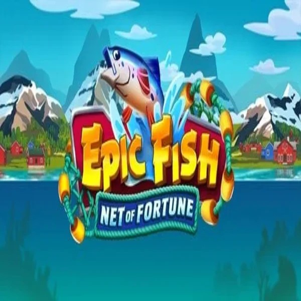 Epic Fish Net of Fortune online game logo by Quickspin on sspinsy.eu