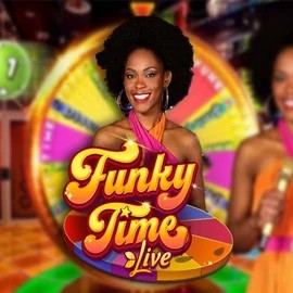 Funky Time logo by Evolution Spinsy Casino