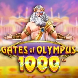 Slots logo of Gates of Olympus 1000 from Pragmatic Play at Spinsy Casino