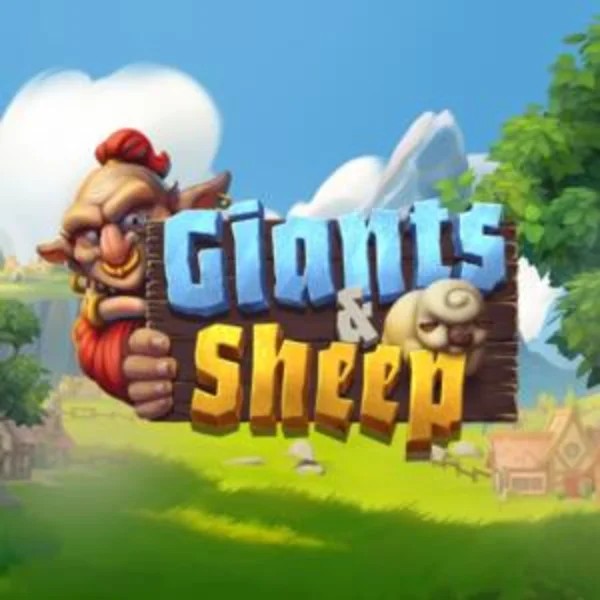 Giants and Sheep online game logo by Relax Gaming on sspinsy.eu