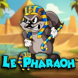Le Pharaoh slot logo by Hacksaw Gaming at Spinsy Casino