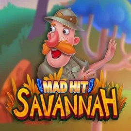 Mad Hit Savannah slot visual from RubyPlay available on sspinsy.eu