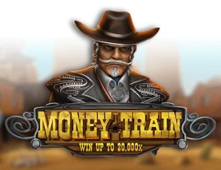 Money Train slot logo by Relax Gaming at Spinsy Casino