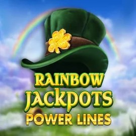 Rainbow Jackpots Power Lines logo – Jackpots by Red Tiger Gaming at Spinsy Casino