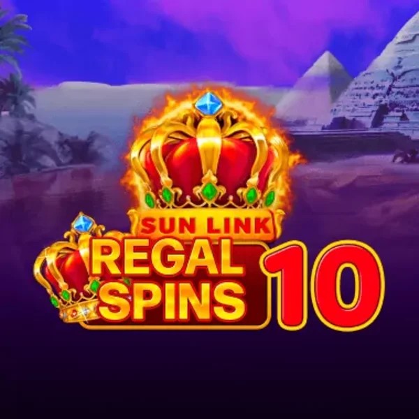 Regal Spins 10 logo by PatePlay at Spinsy Casino