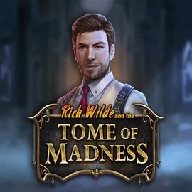 Tome of Madness slot logo by Play'n GO at Spinsy Casino
