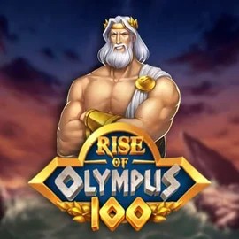 Rise of Olympus 100 slot logo by Play'n GO at Spinsy Casino