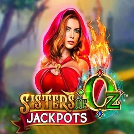 Sisters Of Oz Jackpots slot logo by Triple Edge Studios at Spinsy Casino