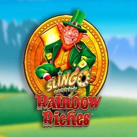 Slingo Rainbow Riches logo by Gaming Realms Spinsy Casino