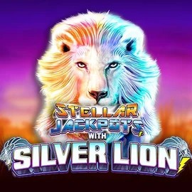 Try Stellar Jackpots with Silver Lion slot by Lightning Box Game on sspinsy.eu – logo image