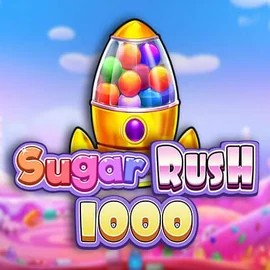 Sugar Rush 1000 slot logo by Pragmatic Play at Spinsy Casino