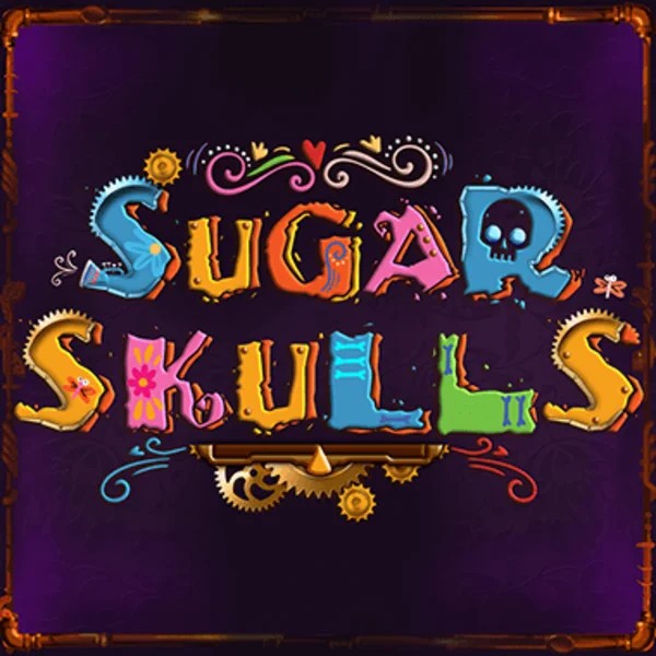 Sugar Skulls online game logo by Booming Games on sspinsy.eu