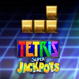 Tetris Super Jackpots slot logo by WMS at Spinsy Casino