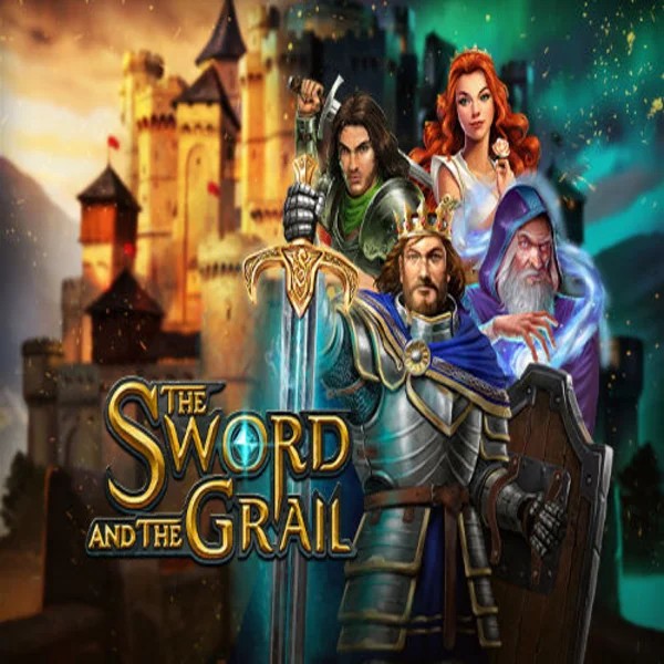 The Sword and the Grail casino game by Play'n GO – featured logo at Spinsy Casino