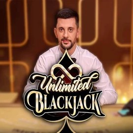 Official Live Casino logo: Unlimited Blackjack by Ezugi at Spinsy Casino