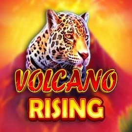 Volcano Rising logo by RubyPlay at Spinsy Casino