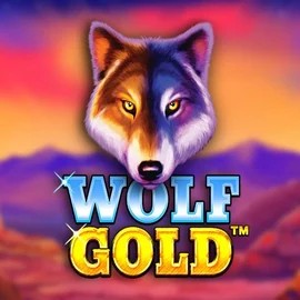 Wolf Gold game by Pragmatic Play – logo hosted on Spinsy Casino